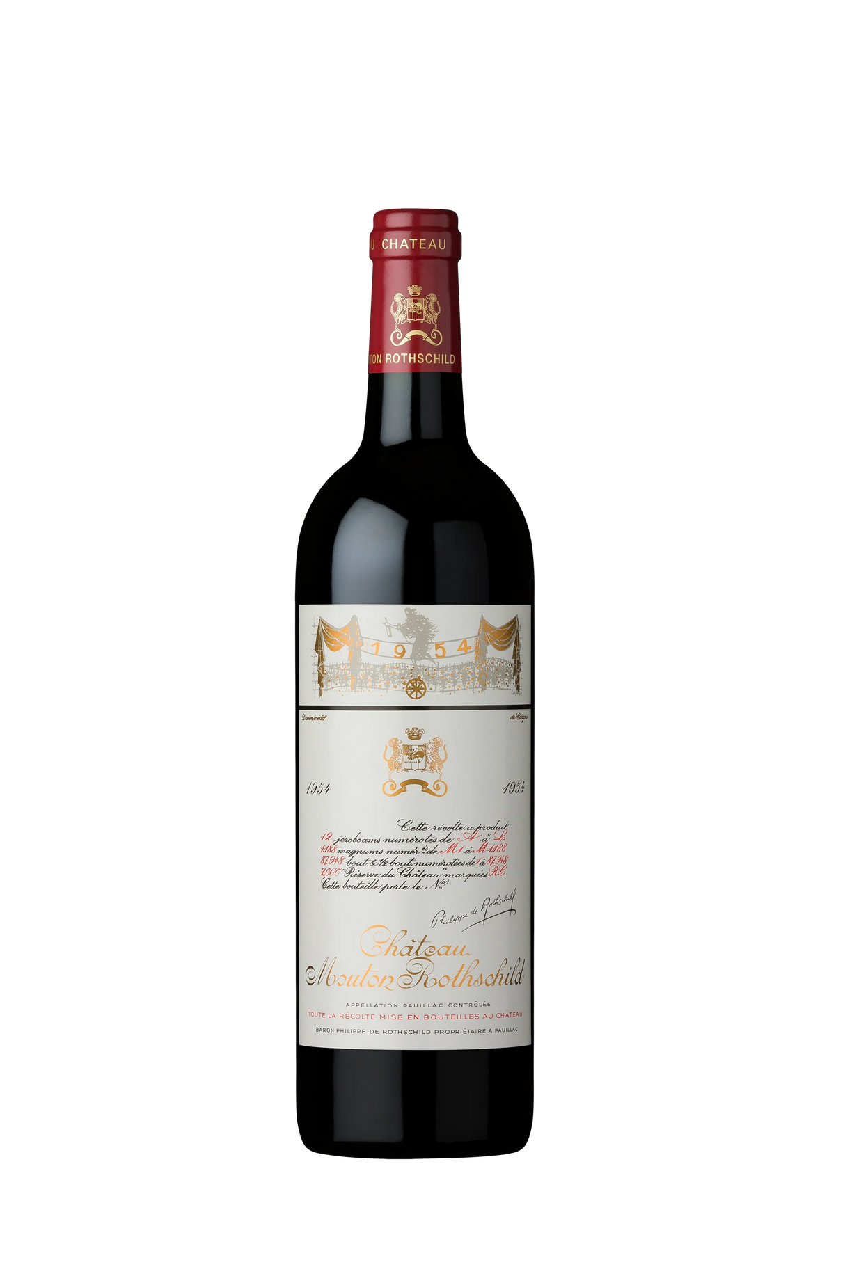1954 | Chateau Mouton Rothschild | Pauillac at CaskCartel.com