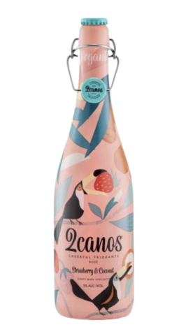 Caravella 2 Canos Cheerful Frizzante Rose Strawberry Coconut Flavor at CaskCartel.com