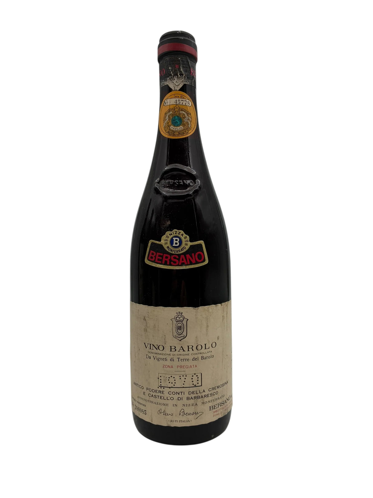 1970 | Bersano | Barolo at CaskCartel.com