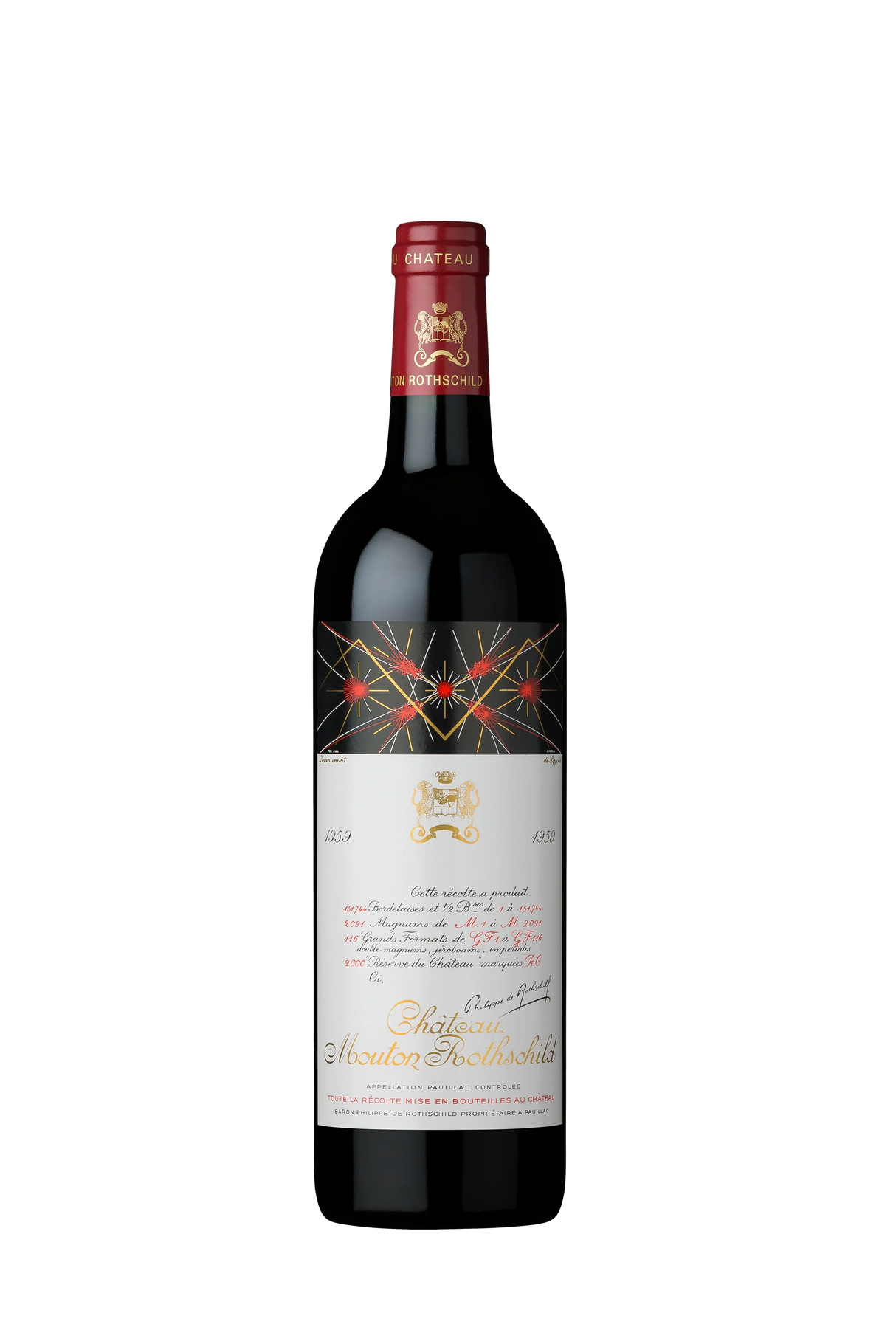 1959 | Chateau Mouton Rothschild | Pauillac at CaskCartel.com