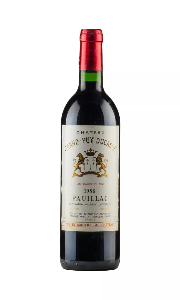 1986 | Château Grand-Puy Ducasse | Pauillac at CaskCartel.com