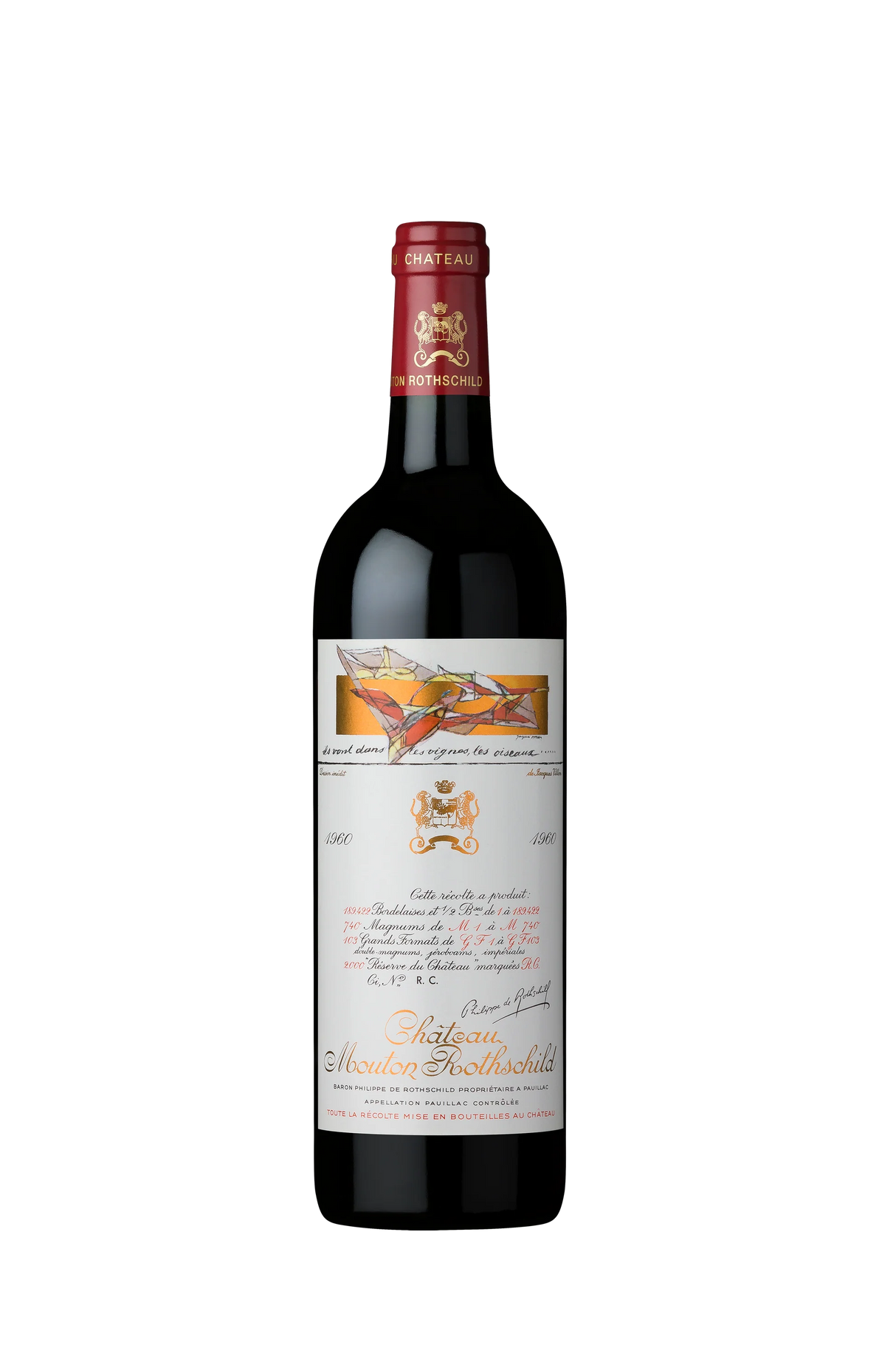 1960 | Chateau Mouton Rothschild | Pauillac at CaskCartel.com
