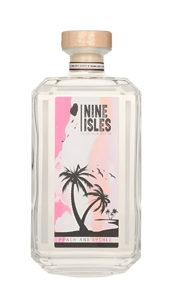Nine Isles Peach And Lychee Gin | 700ML at CaskCartel.com