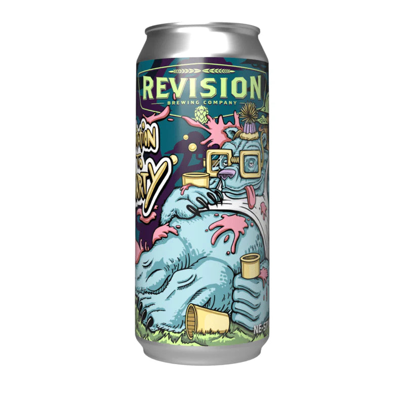 Revision Brewing Co. Invitation to Party NE-Style Hazy Double IPA | (4)*473ML at CaskCartel.com