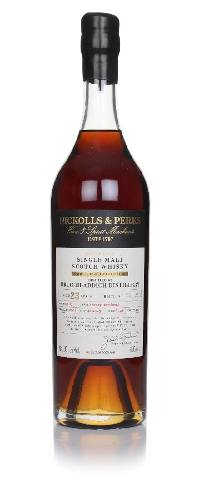 Bruichladdich 23 Year Old 2002 Cask #427 – Nickolls & Perks Rare Cask Collection Single Malt Scotch Whisky | 700ML at CaskCartel.com