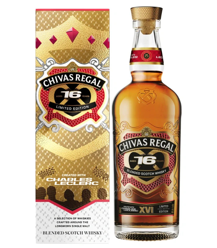 Chivas Regal x Charles Leclerc | 16 Year Old | Scotch Whisky | 700ML at CaskCartel.com
