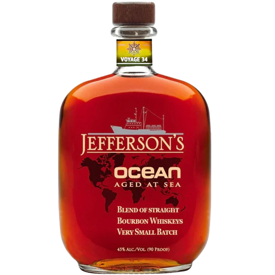 Jeffersons Ocean Voyage #34 Blend Of Straight Bourbon Whiskey at CaskCartel.com