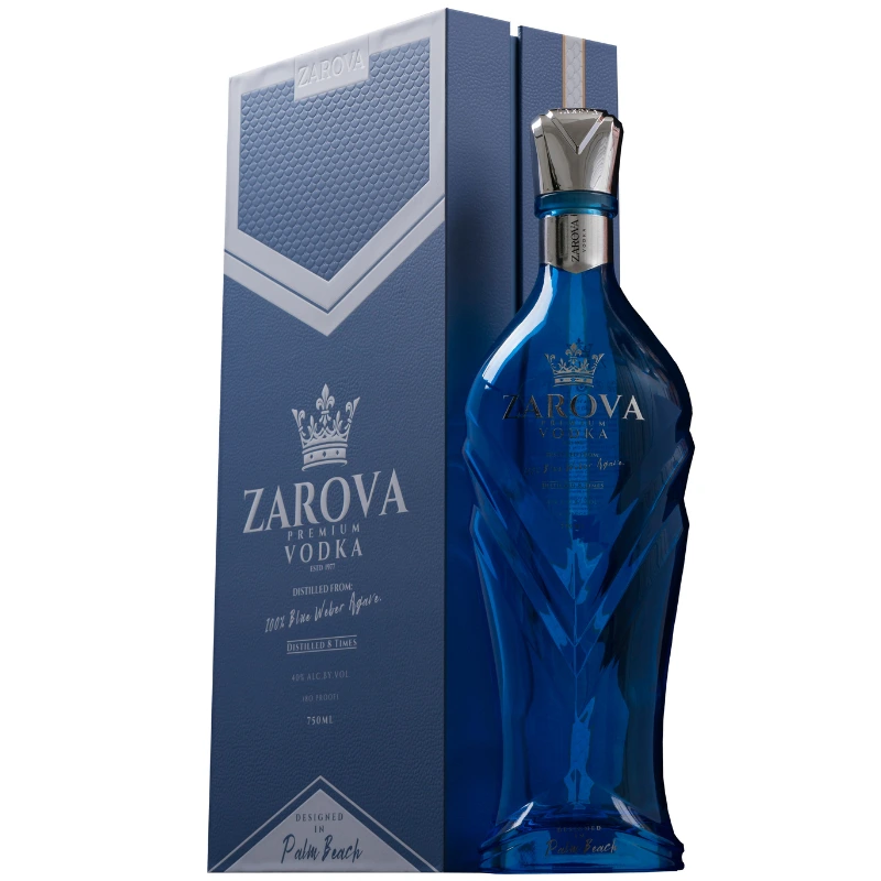 Zarova | Blue Luxury Vodka at CaskCartel.com