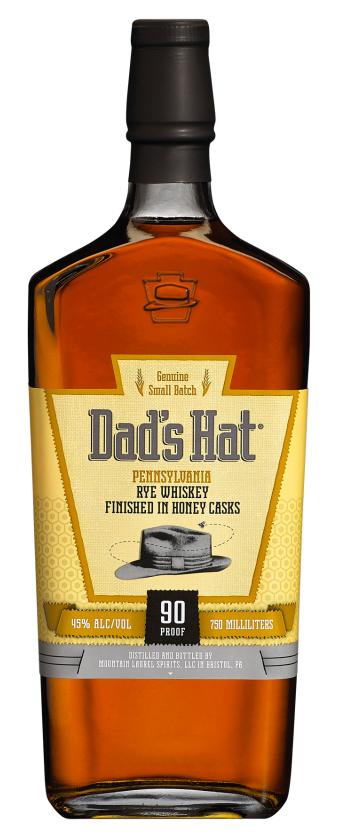 Dad's Hat Pennsylvania Rye Whisky Finished in Honey Casks Genuine Small Batch at CaskCartel.com