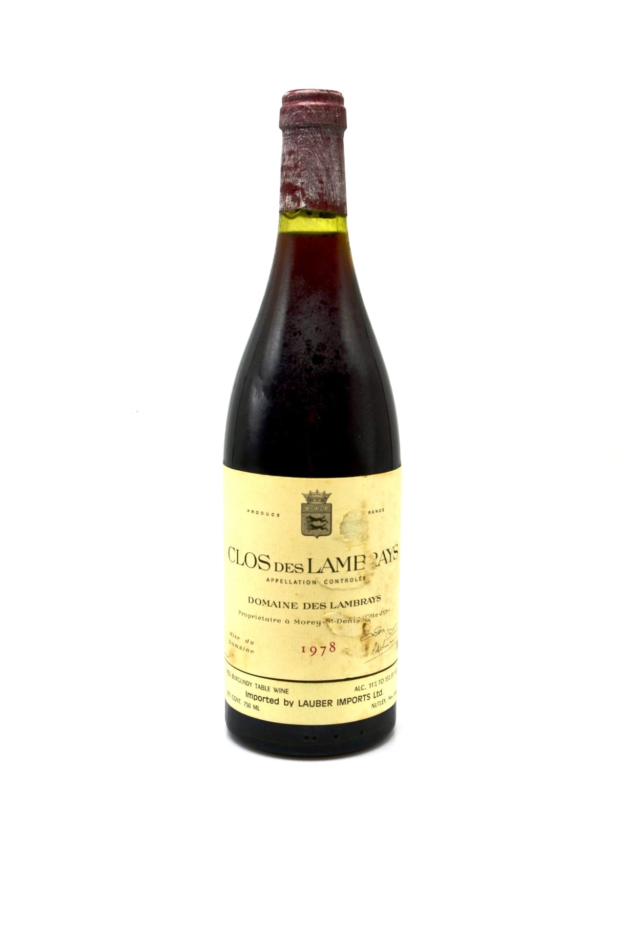 1978 | Domaine des Lambrays | Clos des Lambrays at CaskCartel.com