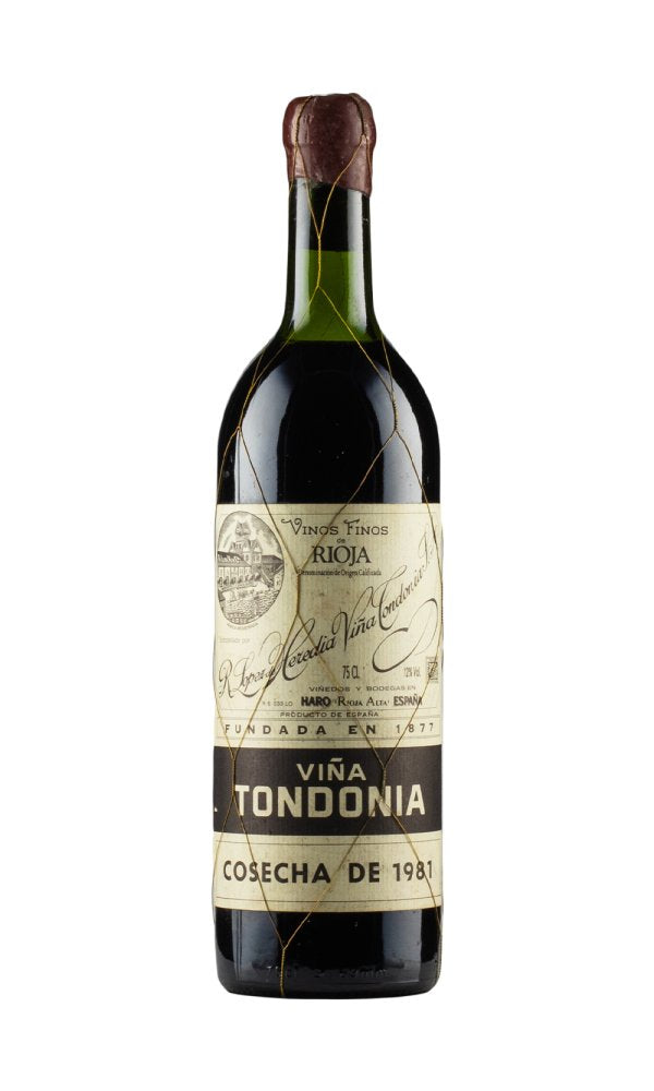 1981 | R. López de Heredia Viña Tondonia | Gran Reserva at CaskCartel.com