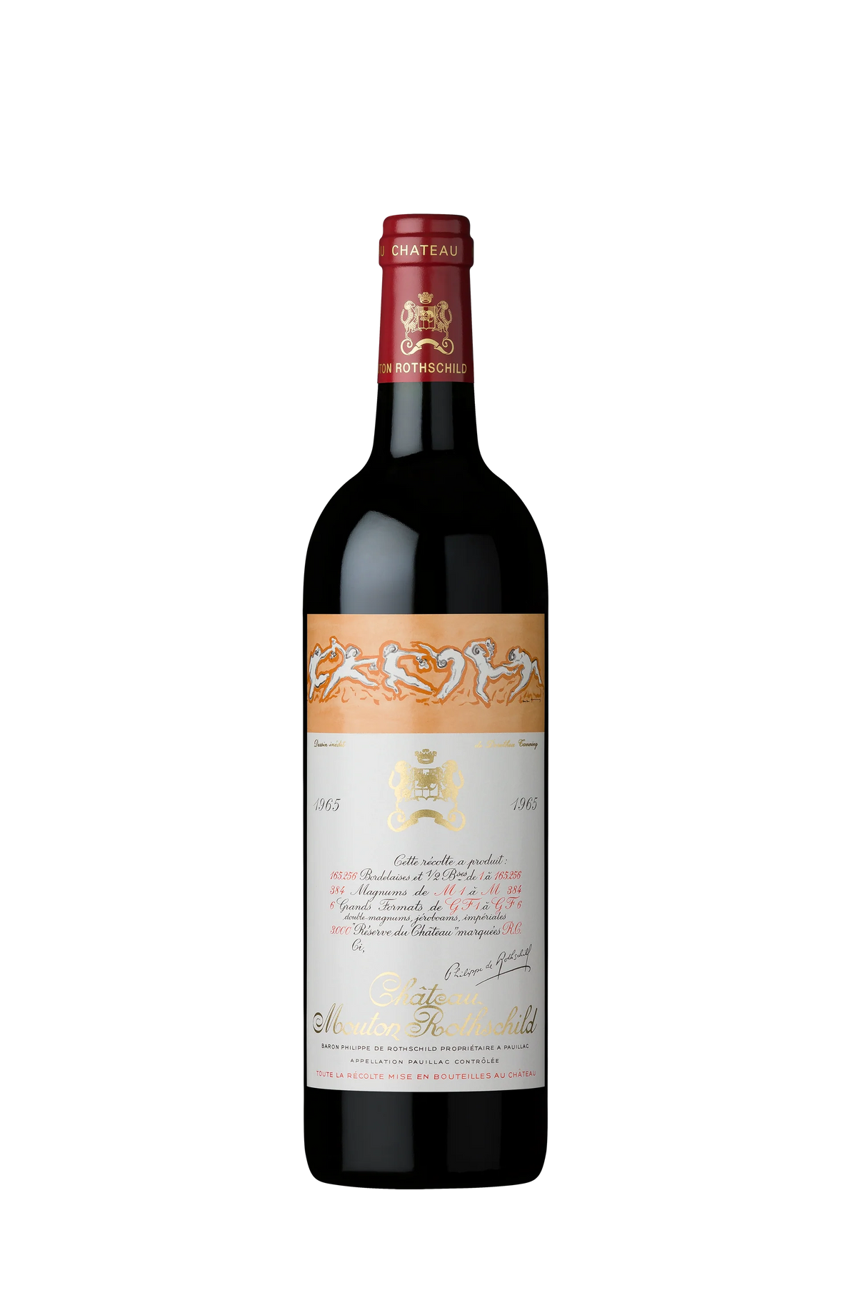 1965 | Chateau Mouton Rothschild | Pauillac at CaskCartel.com