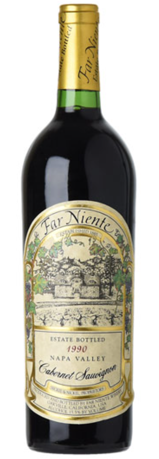1990 | Far Niente | Estate Bottled Cabernet Sauvignon at CaskCartel.com