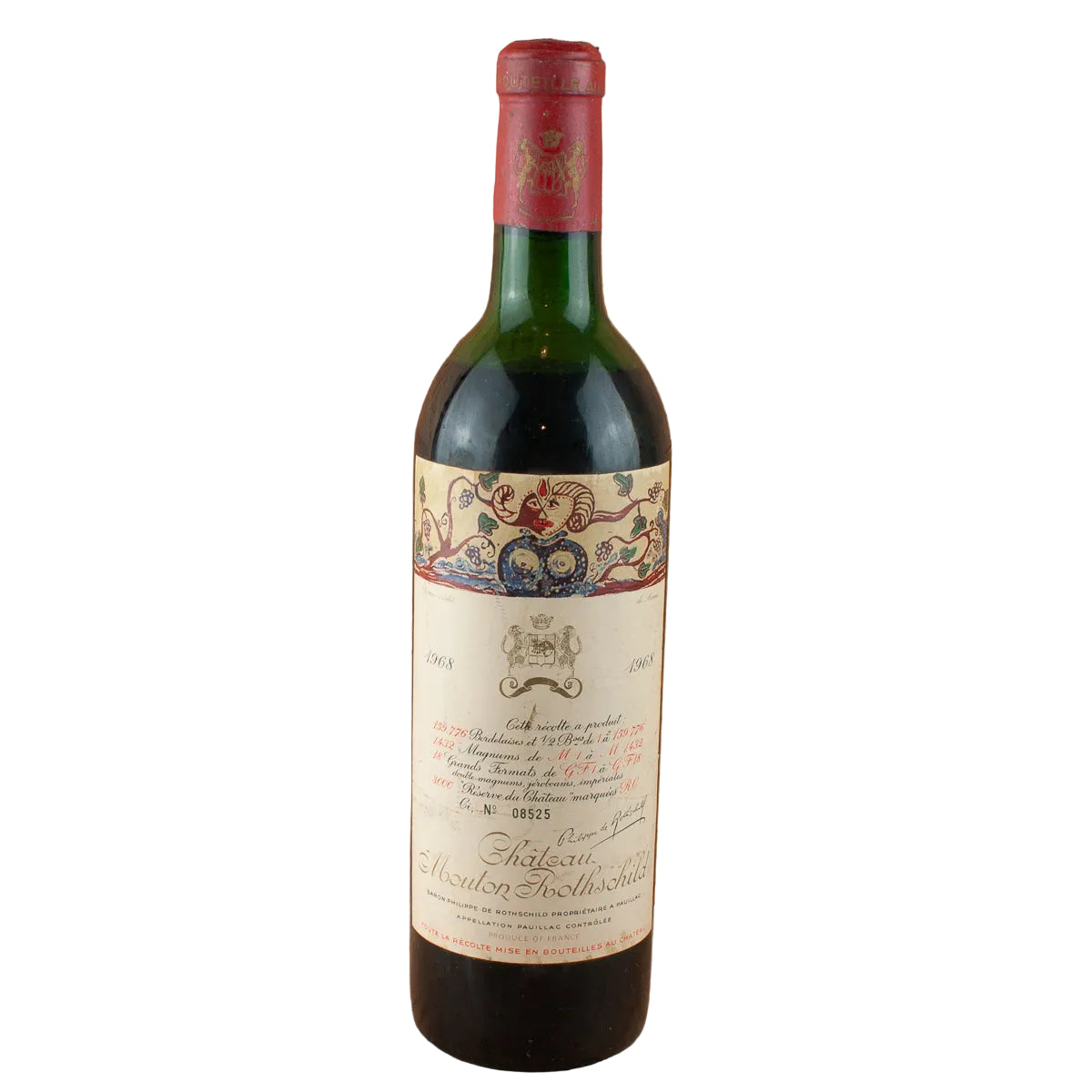 1968 | Chateau Mouton Rothschild | Pauillac at CaskCartel.com