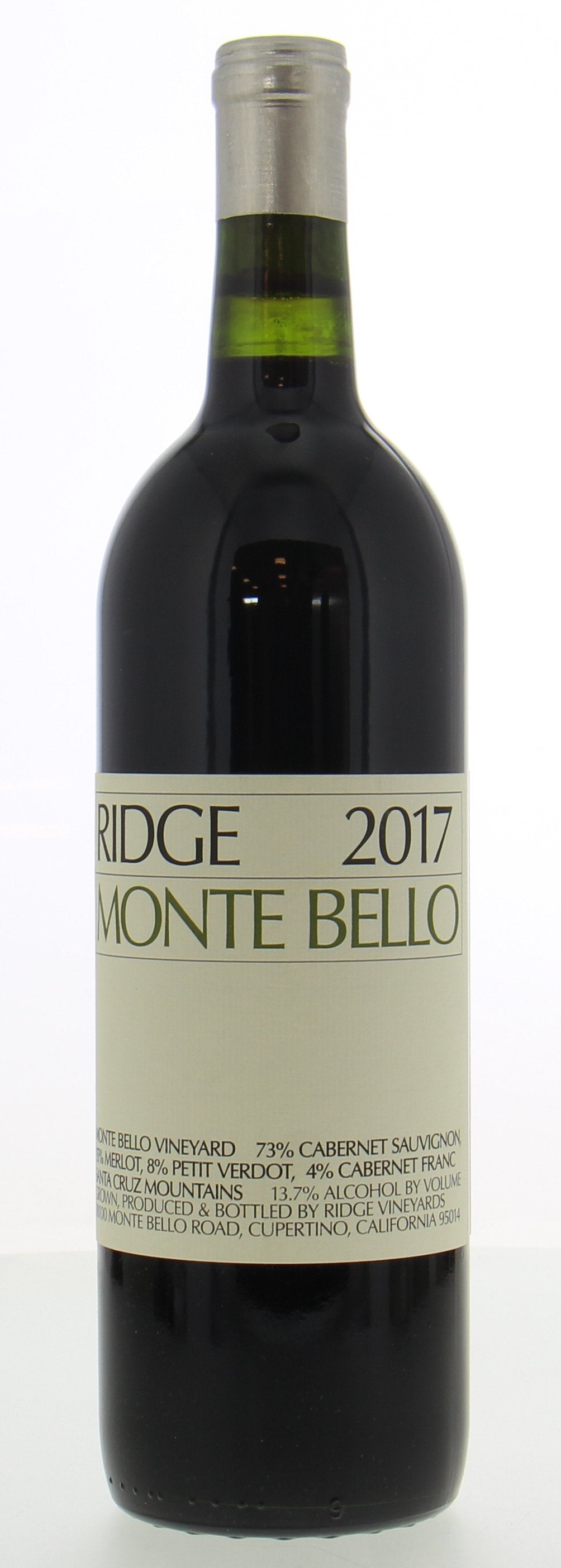 2017 | Ridge Vineyards | Monte Bello at CaskCartel.com