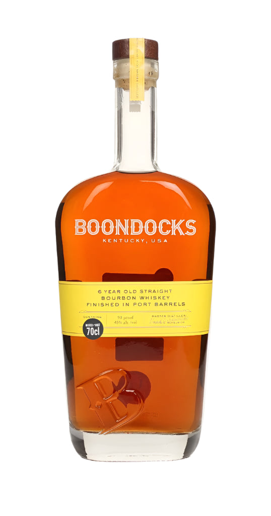 Boondocks 6 Year Old Port Cask Bourbon Whiskey | 700ML at CaskCartel.com