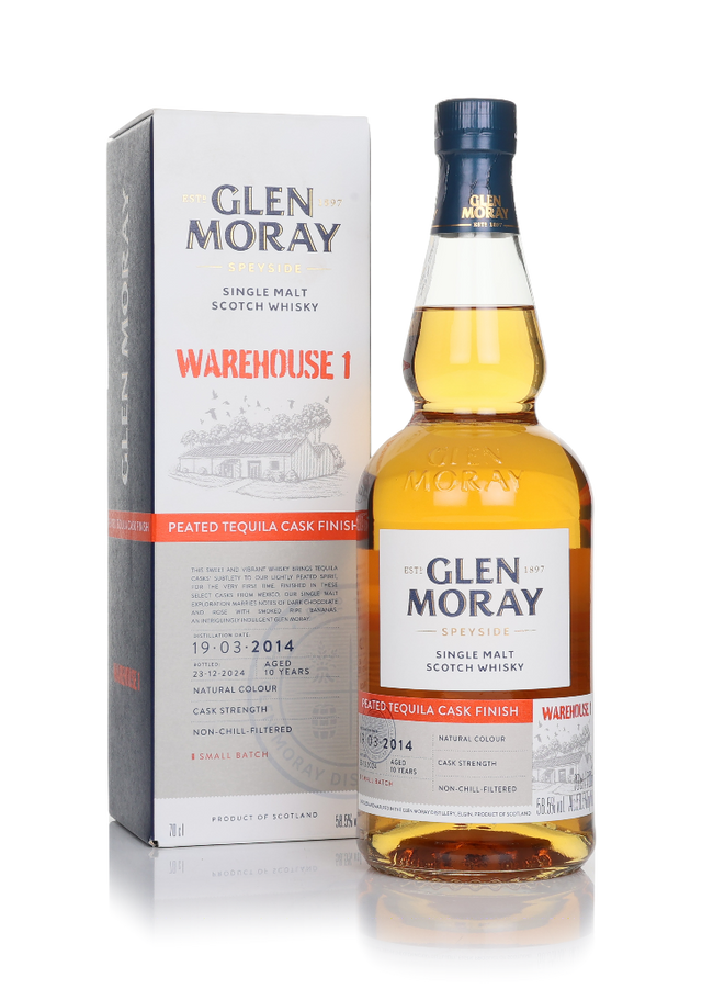 Glen Moray 2014 Peated Tequila Finish - Warehouse 1 Single Malt Scotch Whisky | 700ML at CaskCartel.com