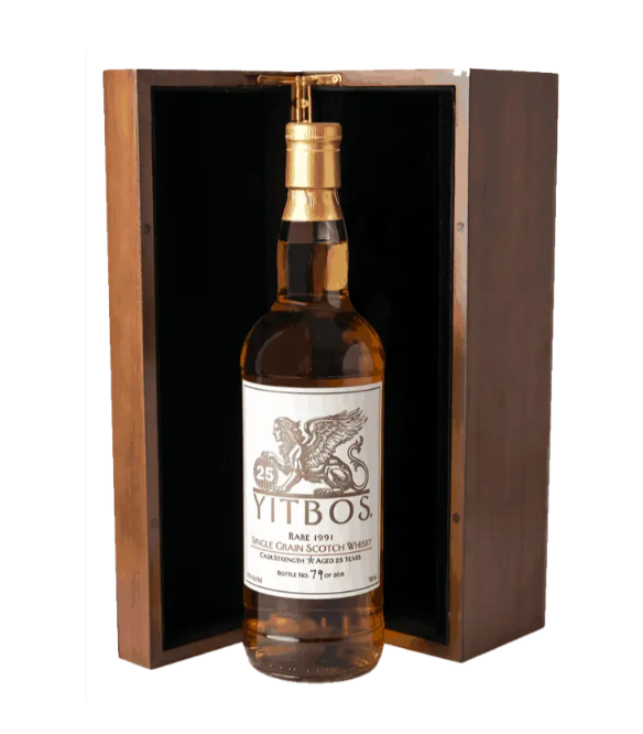Yitbos 25 Year Old Rare 1991 Single Grain Scotch Whisky at CaskCartel.com