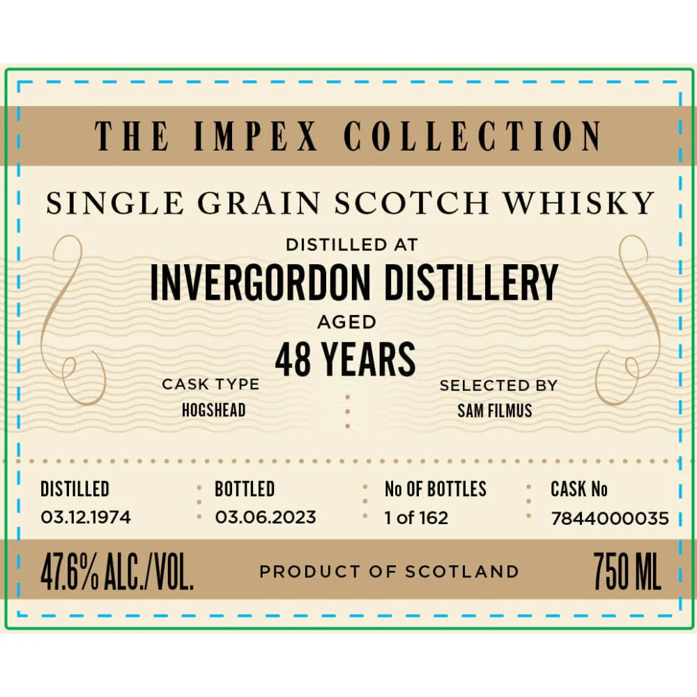 The ImpEx Collection Invergordon Distillery 48 Year Old 1974 at CaskCartel.com
