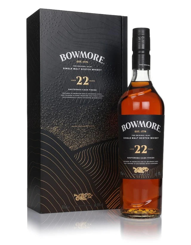 Bowmore 22 Year Old Sauternes Cask Finish Single Malt Scotch Whisky | 700ML at CaskCartel.com