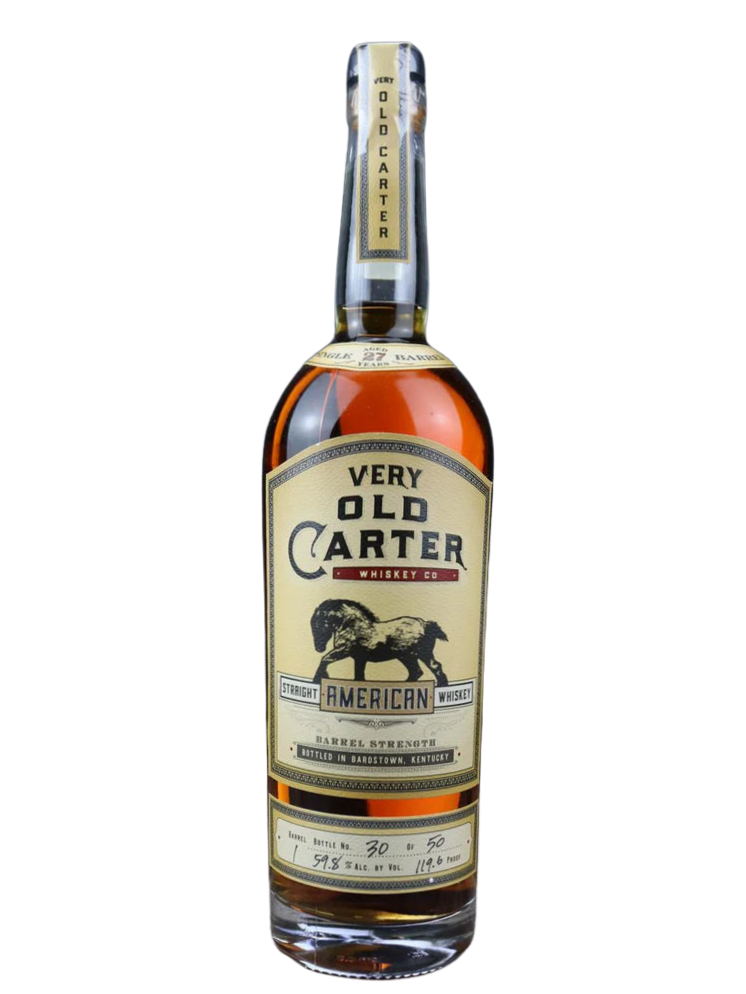 Old Carter Whiskey Co. 27 Year Old Barrel Strength Straight American Whiskey Barrel #1 Bottle 30 of 50 at CaskCartel.com
