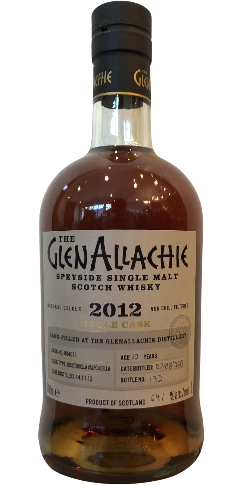 Glenallachie 2012 Handfilled 10 Year Old Scotch Whisky | 700ML at CaskCartel.com