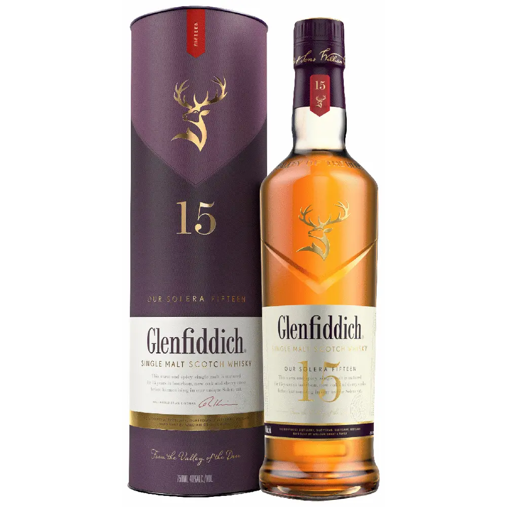 Glenfiddich 15 Year Old Unique Solera Reserve Single Malt Scotch Whisky at CaskCartel.com