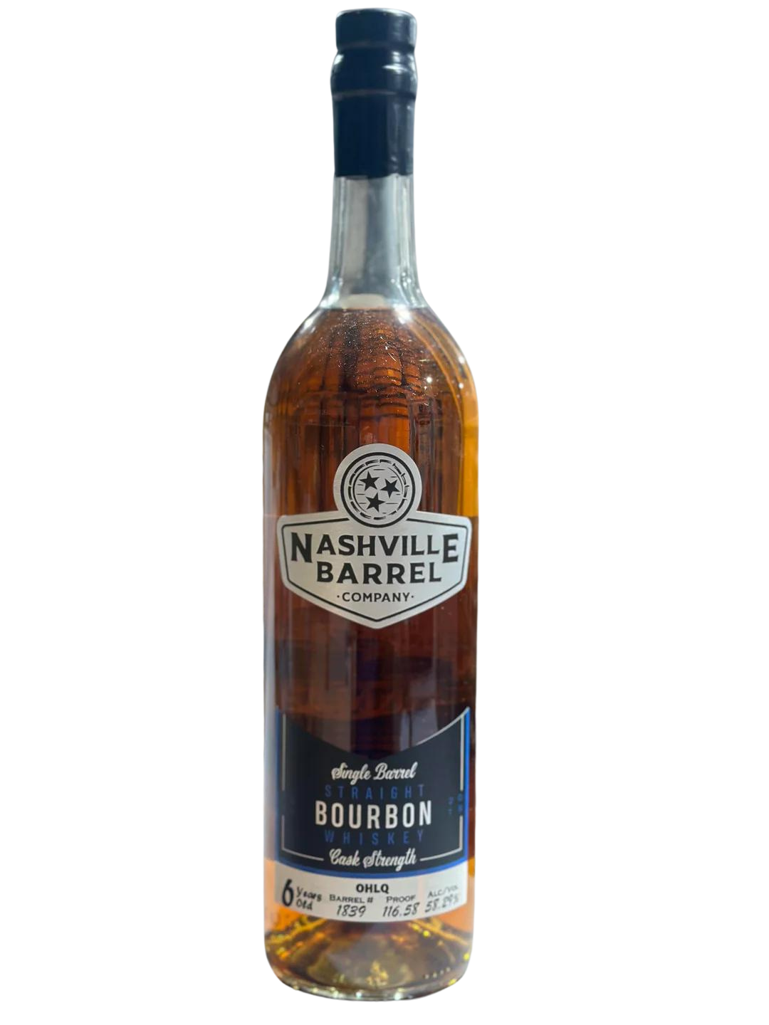 Nashville Barrel Co. 6 Year Old Single Barrel Cask Strength Straight Bourbon Whiskey at CaskCartel.com
