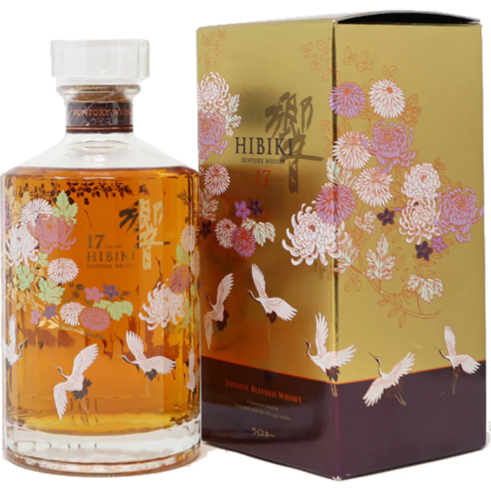 Hibiki 17 Year Old Chrysanthemum & Crane Blended Japanese Whisky | 700ML at CaskCartel.com