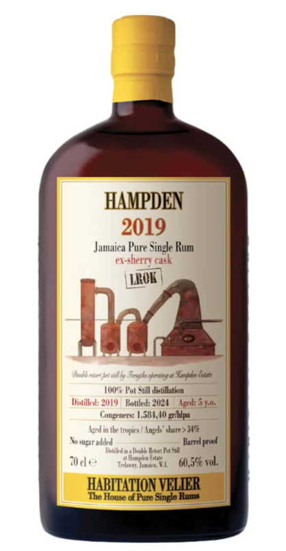Habitation Velier Hampden 2019 LROK Ex-Sherry Cask | 700ML at CaskCartel.com