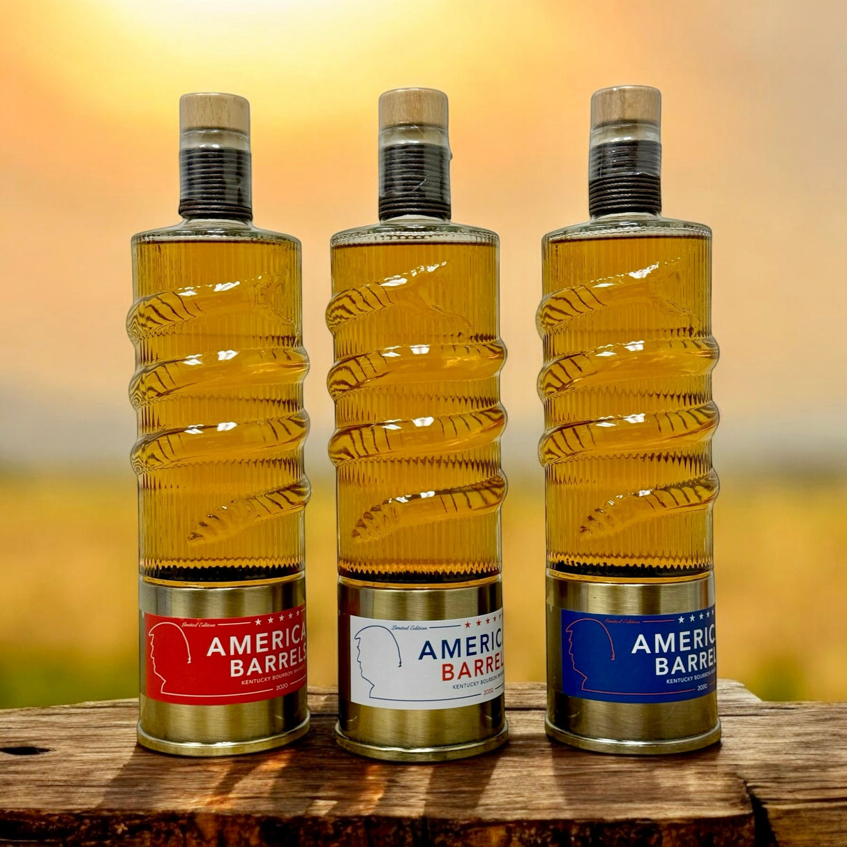 American Barrels | Presidential Trump Series | Limited Edition (3) Bottle Collectors Bundle | Bourbon Whiskey at CaskCartel.com 3