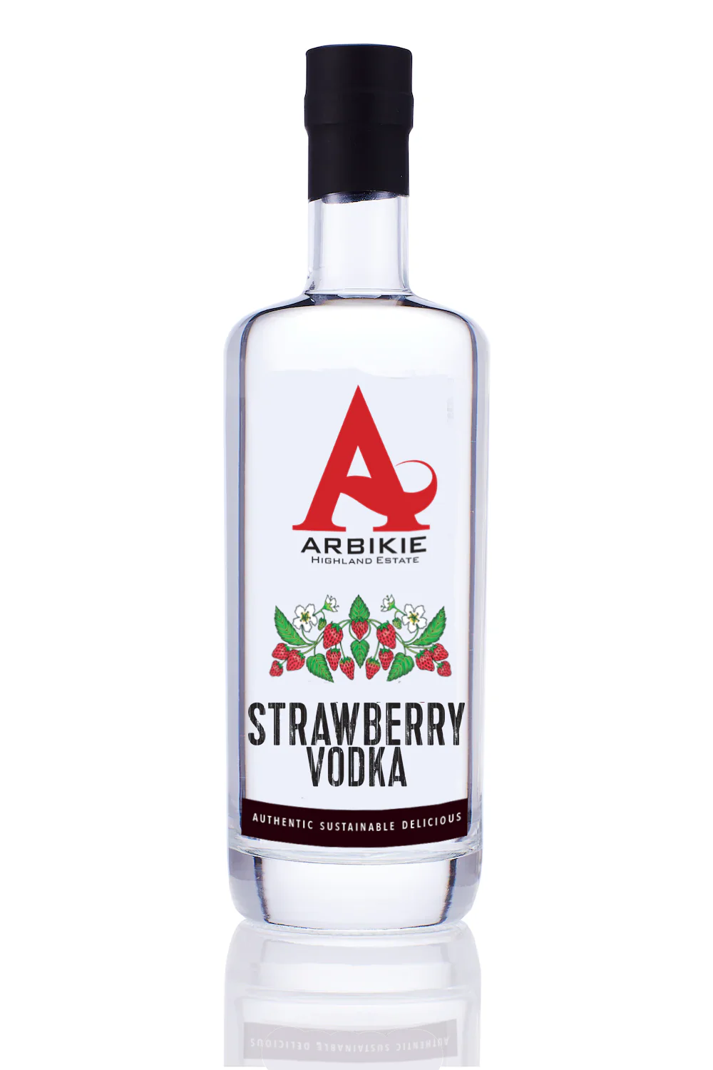Arbikie Strawberry Vodka | 500ML at CaskCartel.com
