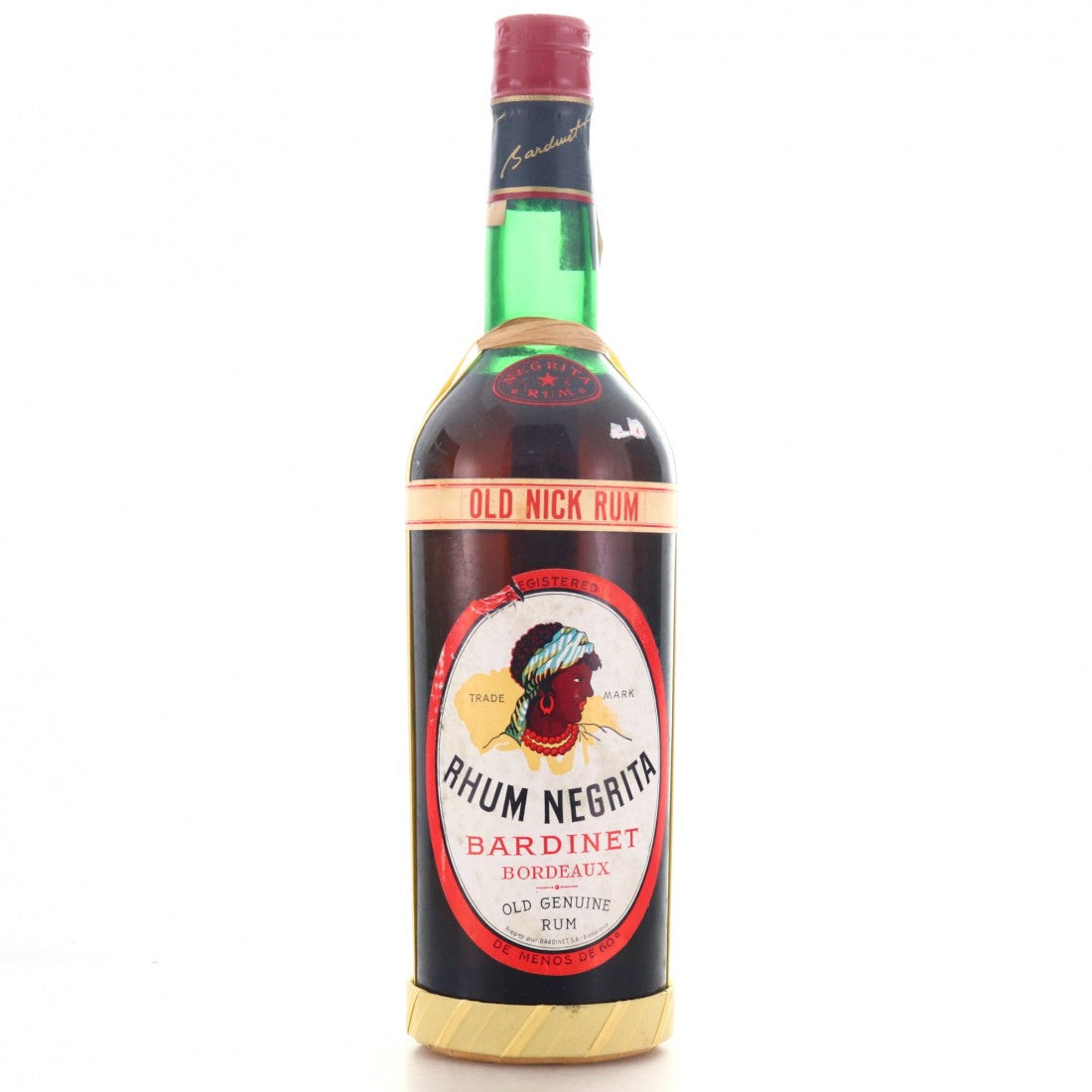 Bardinet Old Nick Rhum Negrita 'Old Genuine' - 1960s Rum at CaskCartel.com