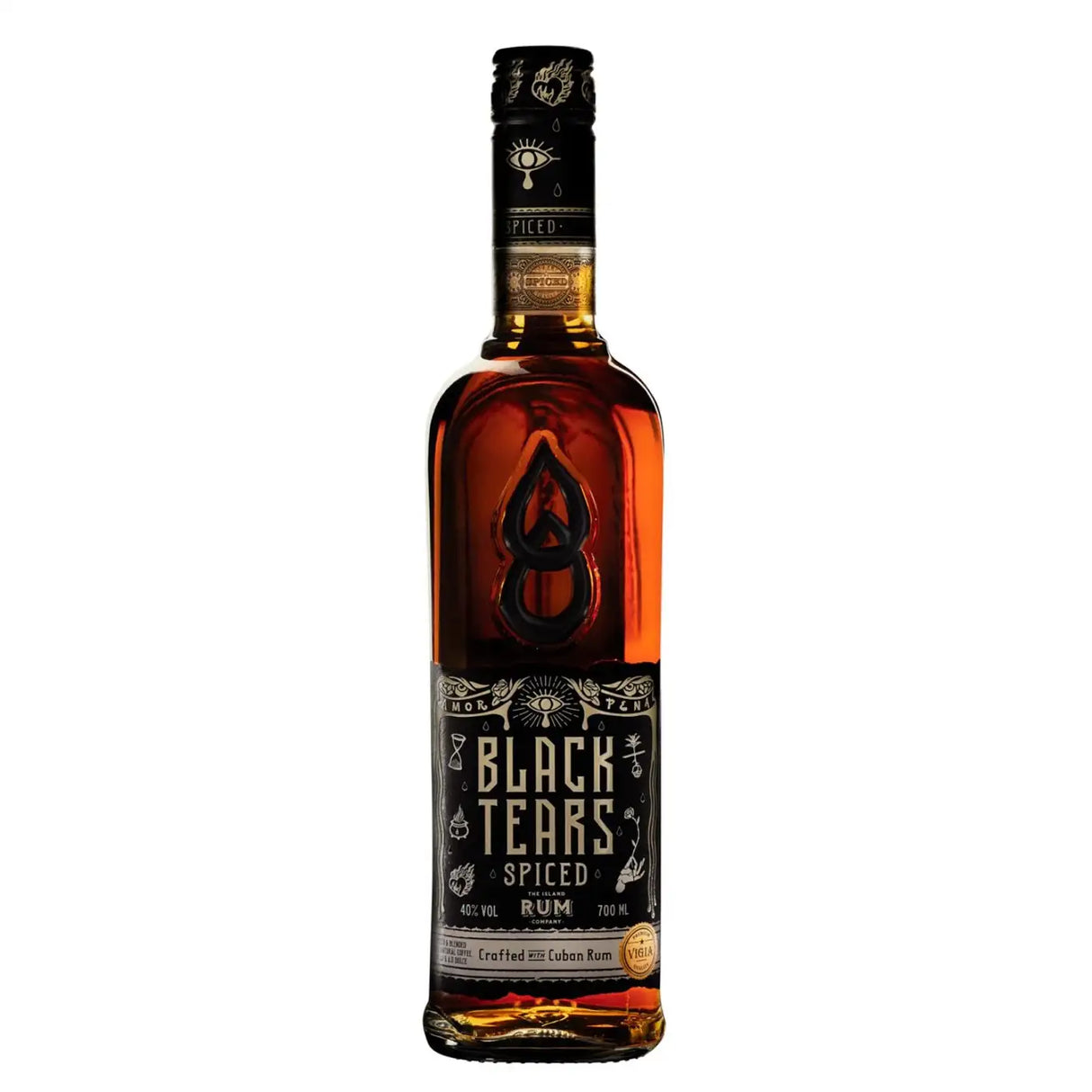 Black Tears Spiced Rum | 700ML at CaskCartel.com