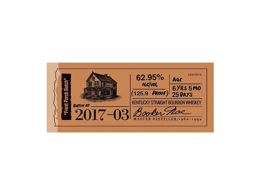 Booker's Bourbon Batch 2017-03 "Front Porch Batch" Whiskey - CaskCartel.com