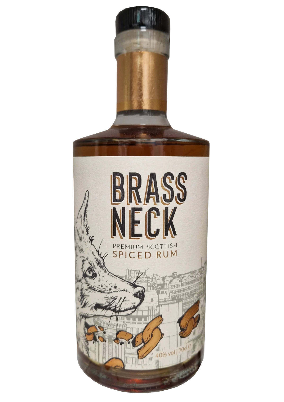 Brass Neck Spiced Rum | 700ML at CaskCartel.com
