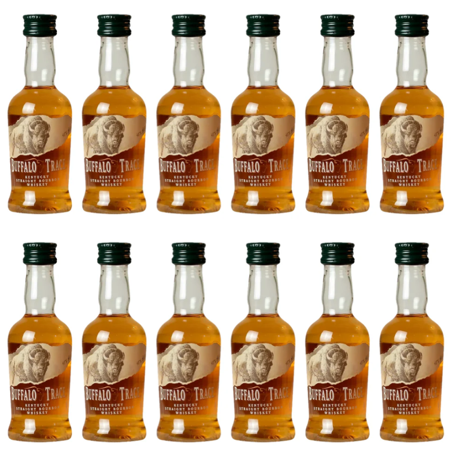 Buffalo Trace Kentucky Straight Bourbon Whiskey | 12*50ML | Miniatures at CaskCartel.com