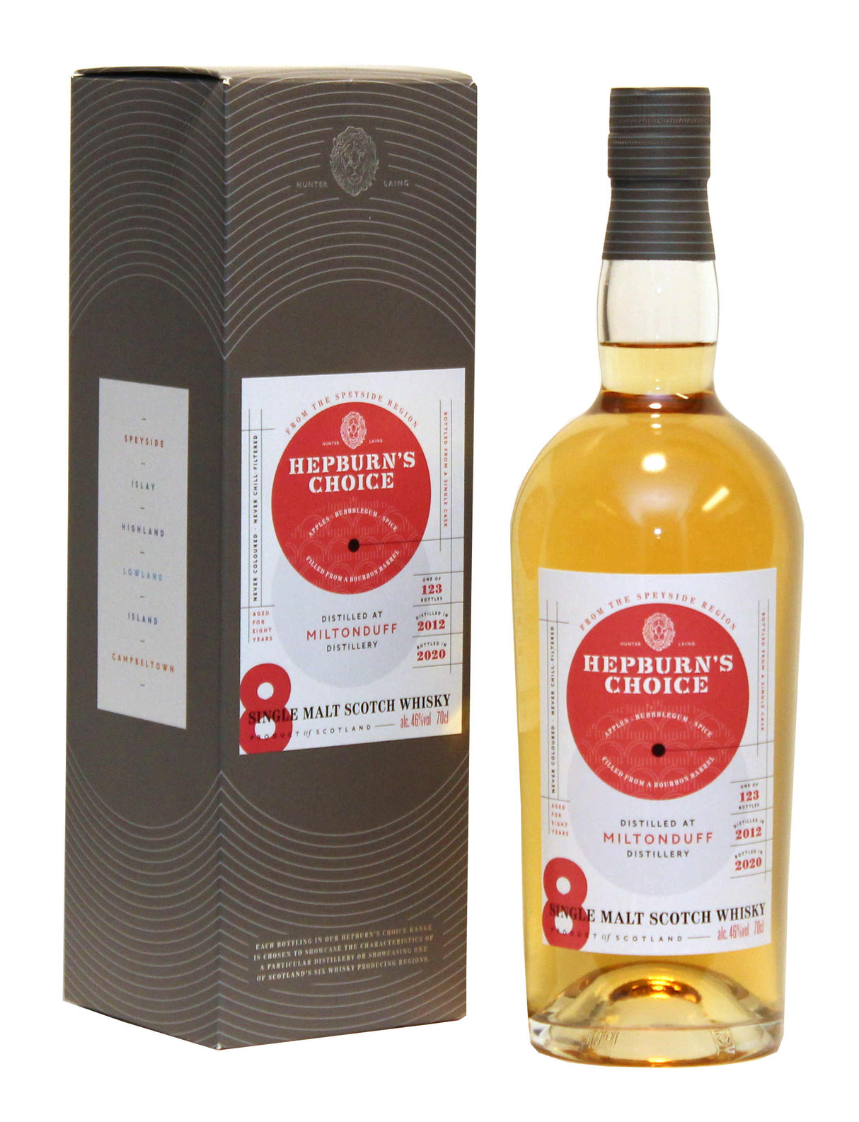 Miltonduff 2012 HL Hepburn's Choice 8 Year Old (2020) Release Scotch Whisky | 700ML at CaskCartel.com