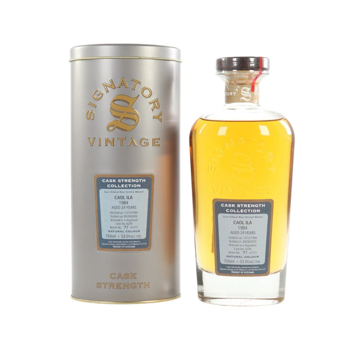 Caol Ila 1984 24 Year Old Single Malt (Signatory Bottling) Scotch Whisky at CaskCartel.com