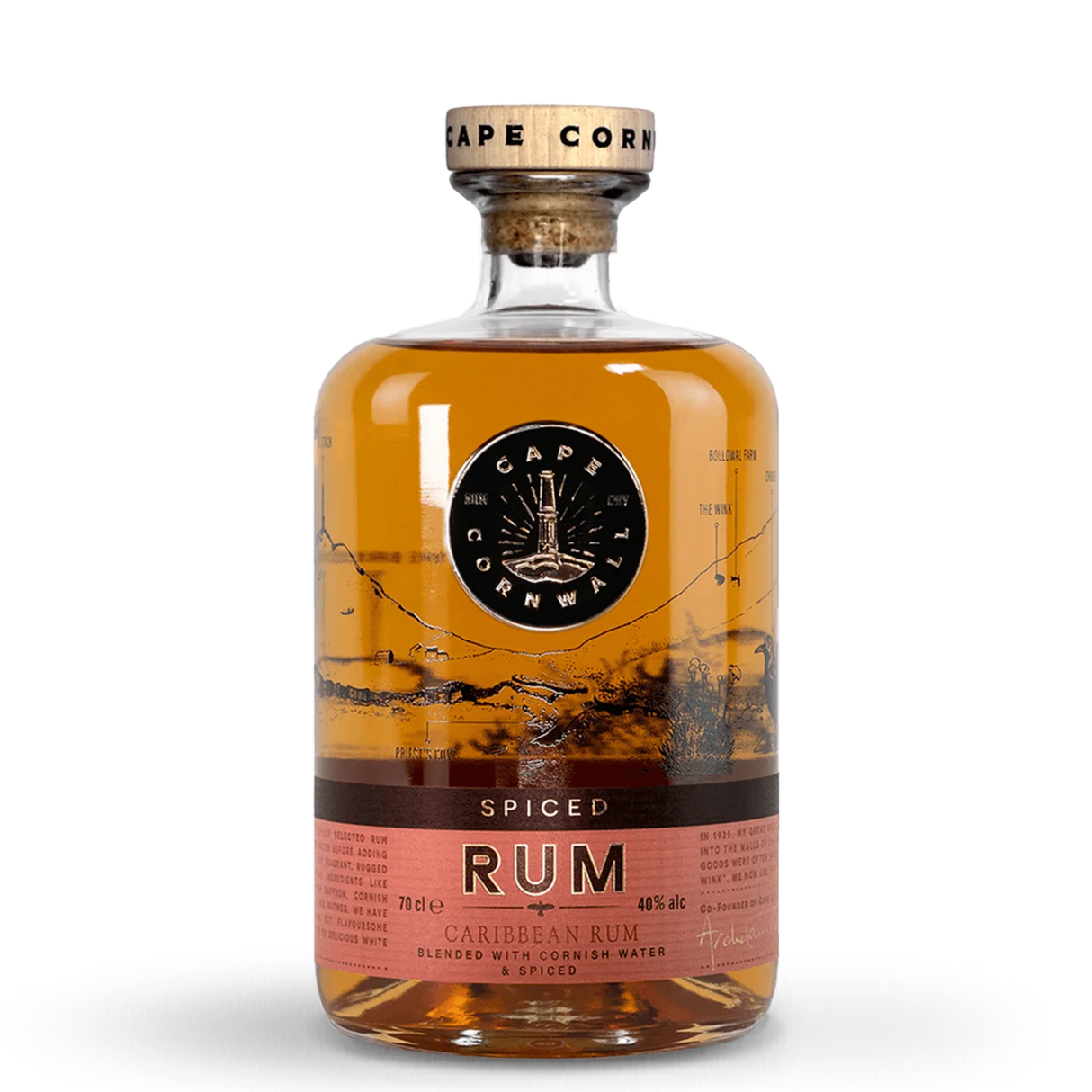 Cape Cornwall Spiced Rum | 700ML at CaskCartel.com