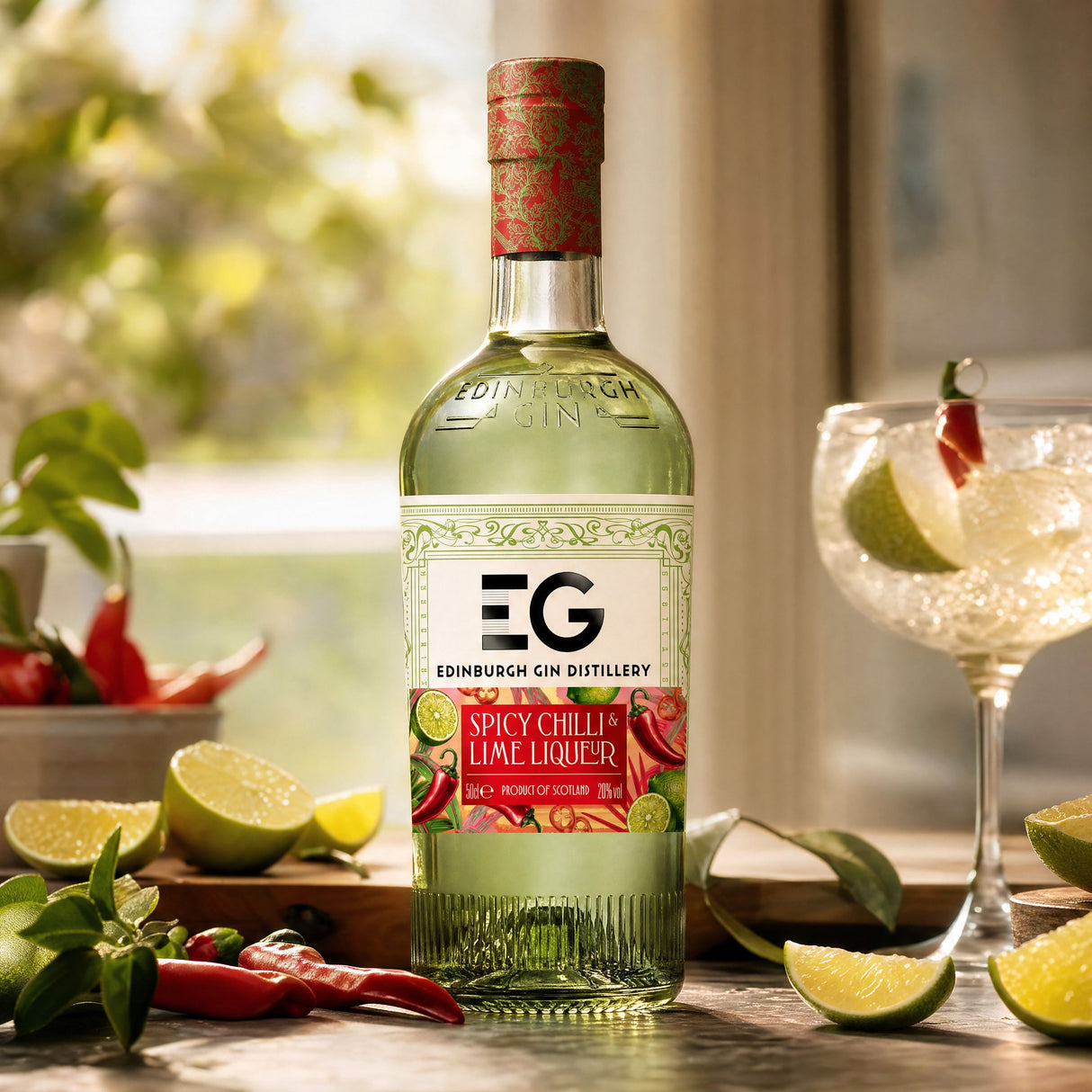 Edinburgh Gin Spicy Chilli & Lime Liqueur | 500ML at CaskCartel.com 2