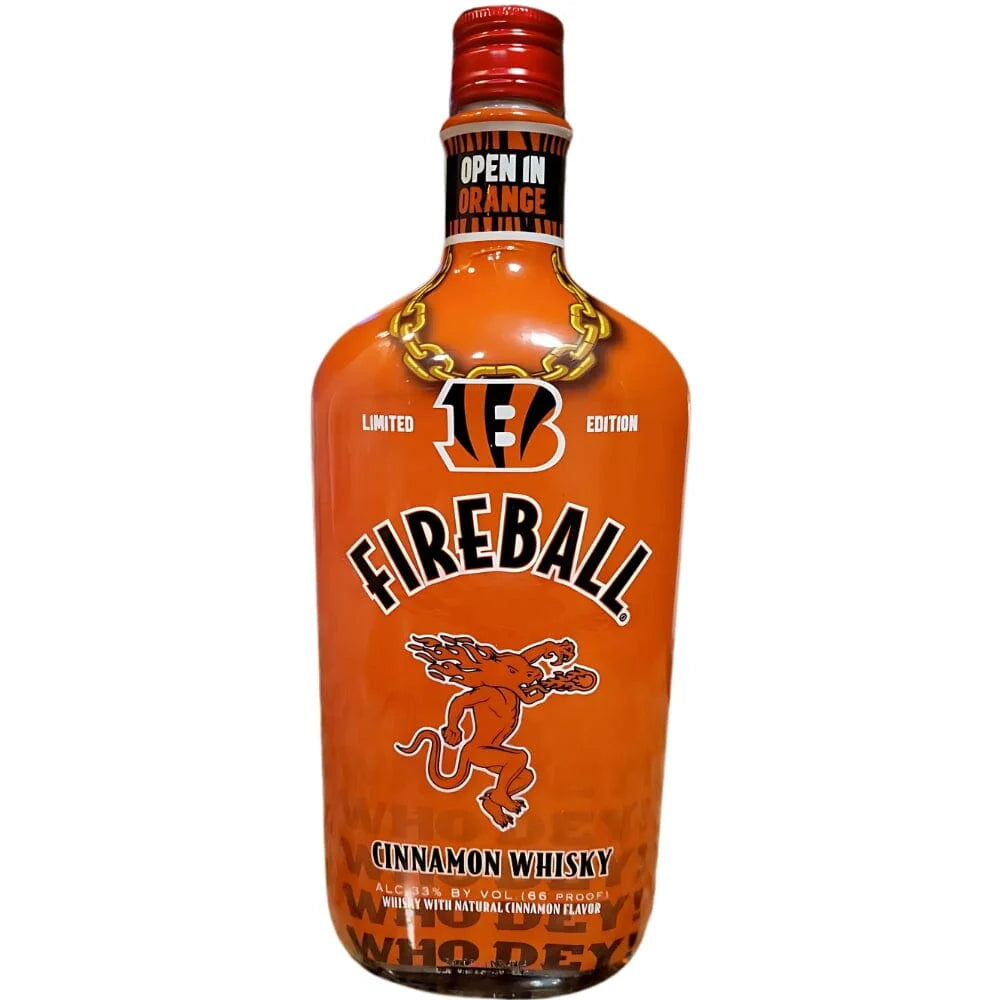 Fireball Cincinnati Bengals Collector’s Edition Cinnamon Whiskey at CaskCartel.com