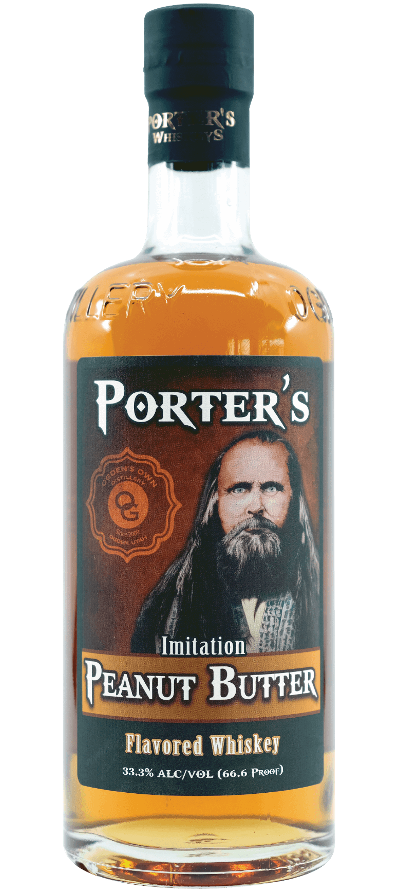 Ogden's Own Distillery Porter's Peanut Butter Whiskey at CaskCartel.com
