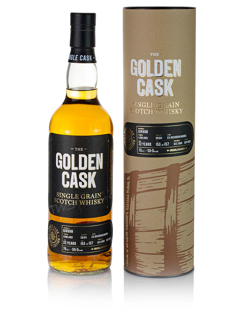Girvan 1989 (The House of MacDuff) The Golden Cask (32 Year Old) Single Grain Whisky | 700ML at CaskCartel.com