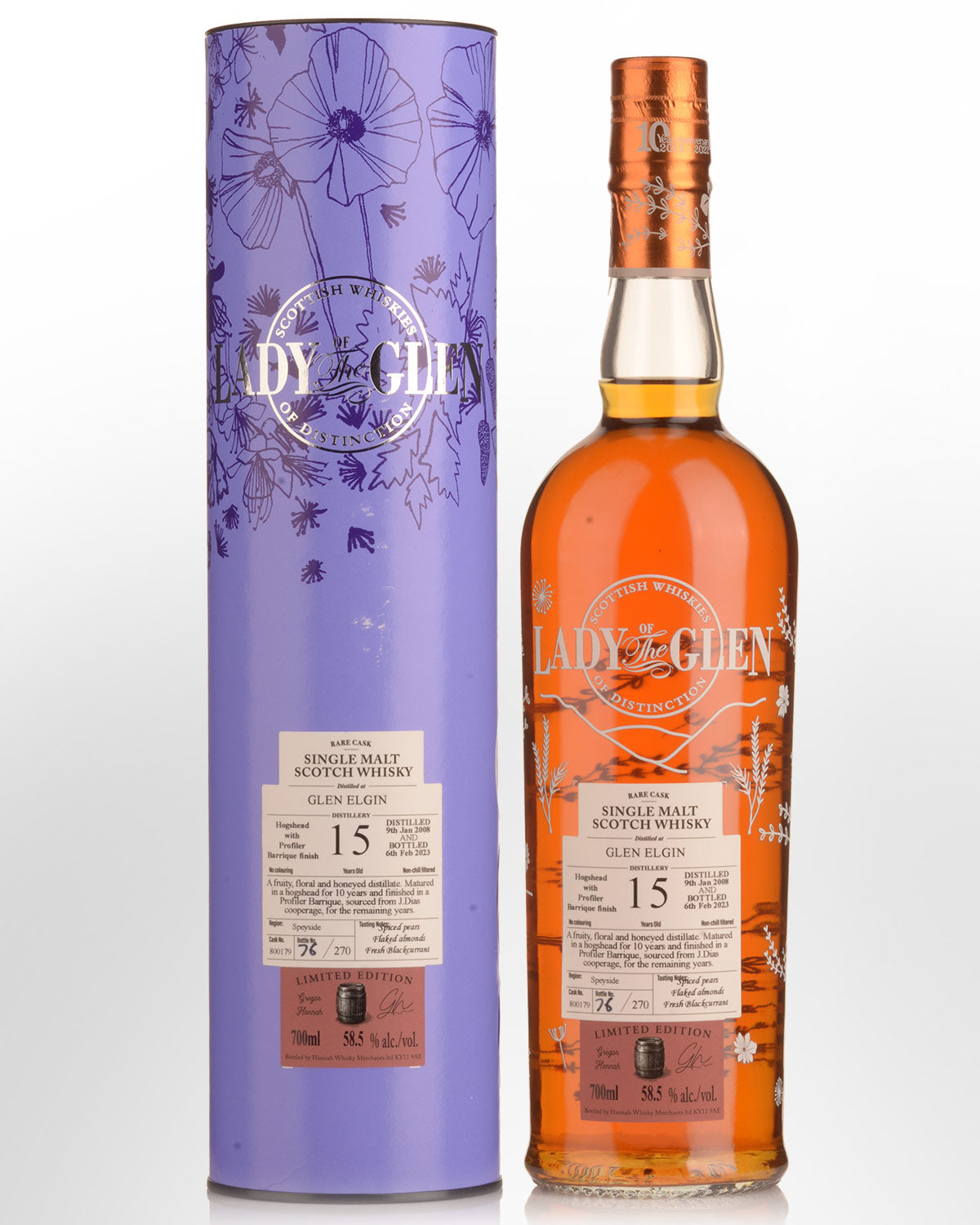 Glen Elgin 2008 (Lady of the Glen) 15 Year Old Scotch Whisky | 700ML at CaskCartel.com