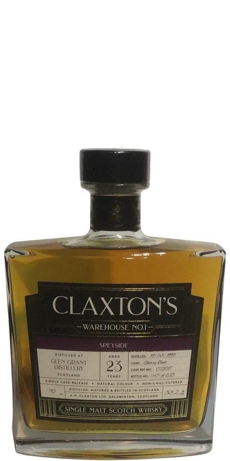 Glen Grant 1998 Cl Warehouse No. 1 2021 Release (Cask #C21017) Single Malt Scotch Whisky | 700ML at CaskCartel.com