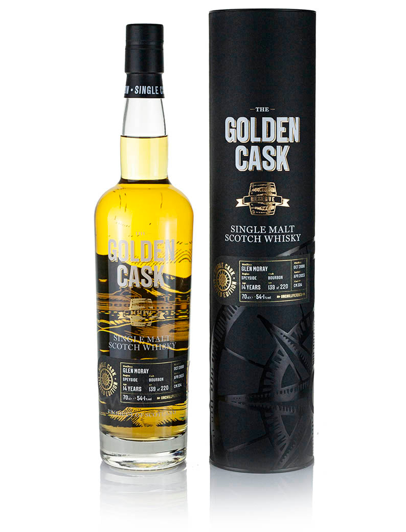 Glen Moray 2008 (The House of MacDuff) The Golden Cask Single Malt Scotch Whisky | 700ML at CaskCartel.com