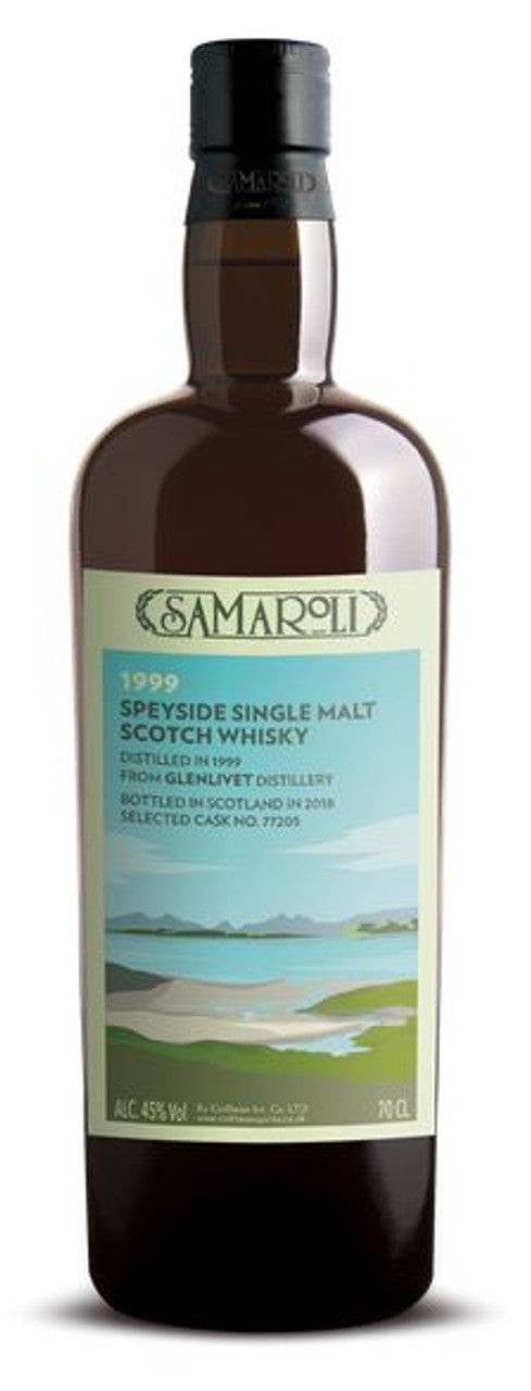 Glenlivet 1999 (bottled 2018) (cask 77205) - Samaroli Single Malt Scotch Whisky | 700ML at CaskCartel.com