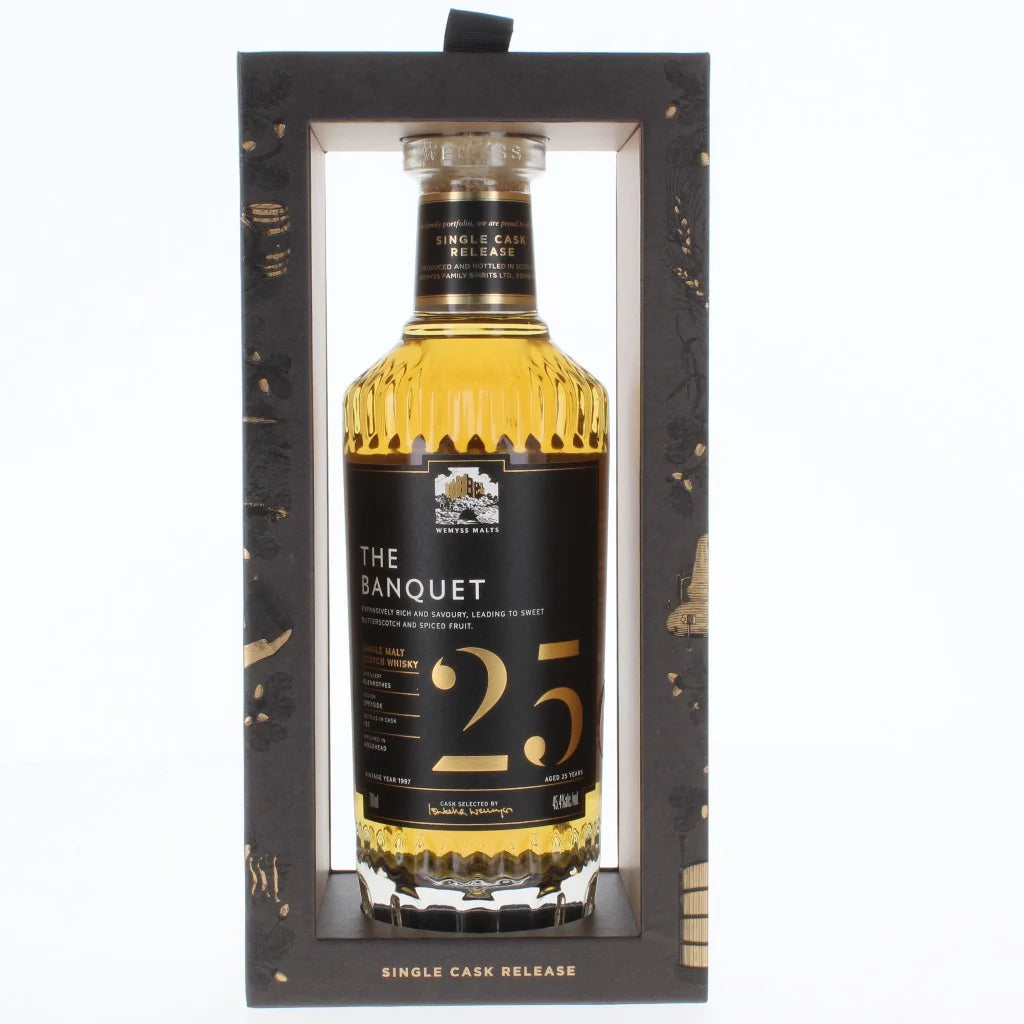 Glenrothes 1997 (Wemyss Malts) The Banquet (25 Year Old) Single Malt Scotch Whisky | 700ML at CaskCartel.com