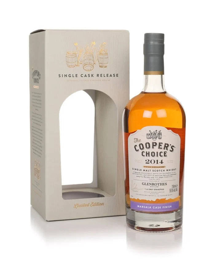 Glenrothes 2014 (The Vintage Malt Whisky Co Ltd.) The Cooper's Choice Scotch Whisky | 700ML at CaskCartel.com